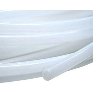 Mangueira Flexível Branca 1/4" (Med. 4,3x6,5mm) (Preço/Metro)