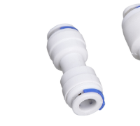 Emenda c/ Eng.Ráp. - MF (1/4") x MF (1/4") - Branco